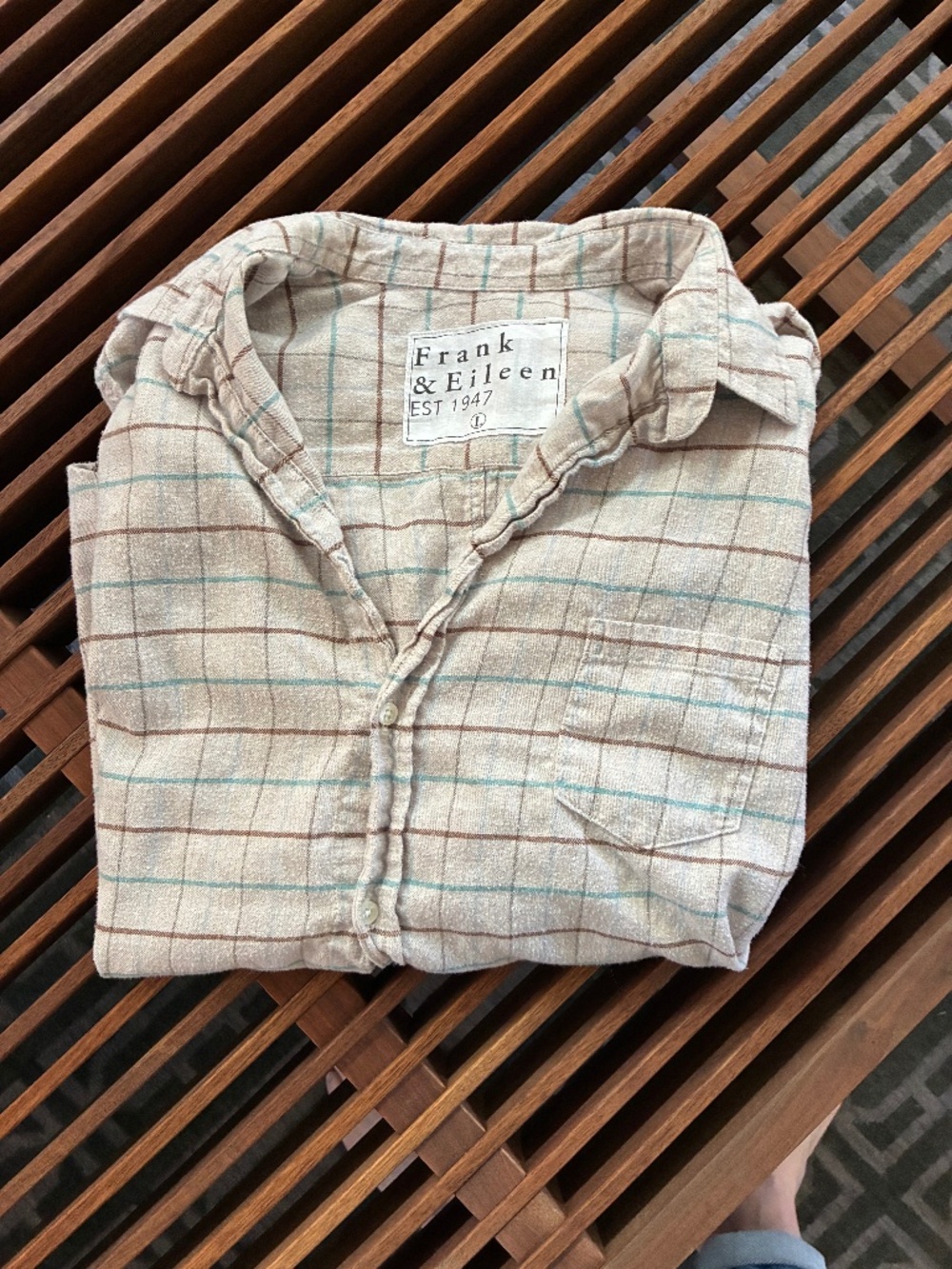Frank & Eileen Barry Size Large Flannel Shirt